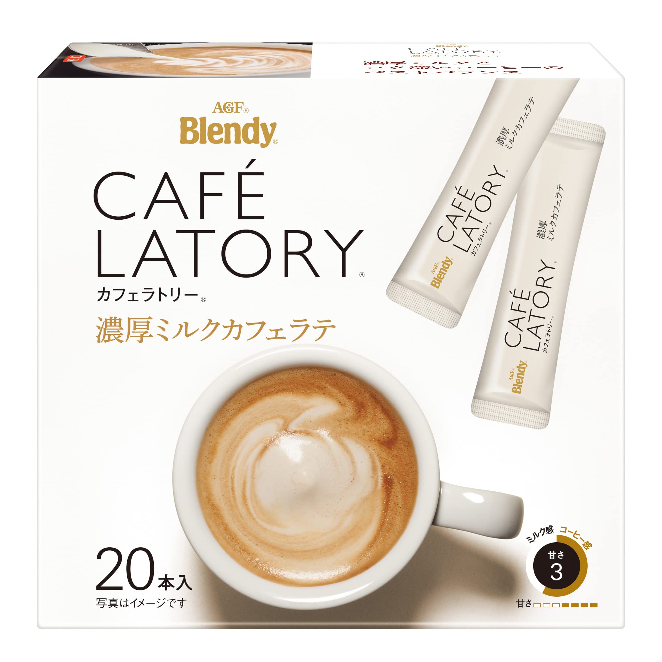 AGF Blendy Café Latry Rich Milk Café Latte 20 bottles