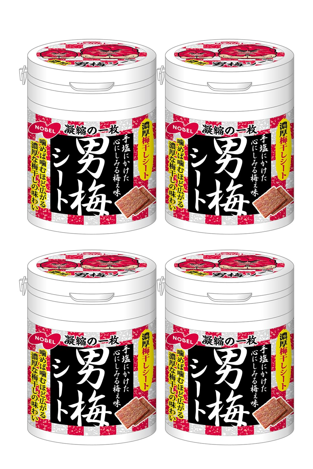 노벨 남자 매화 시트 병 75g×4개