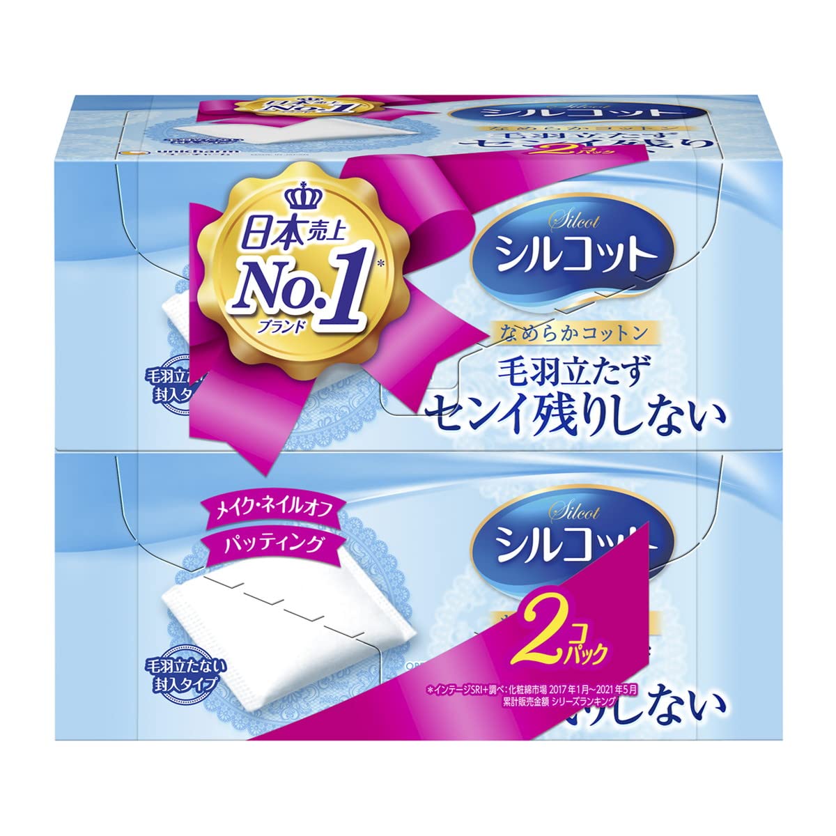 Unicharm Silcot Smooth Tailoring 82 tờ x 2 gói x 5 miếng