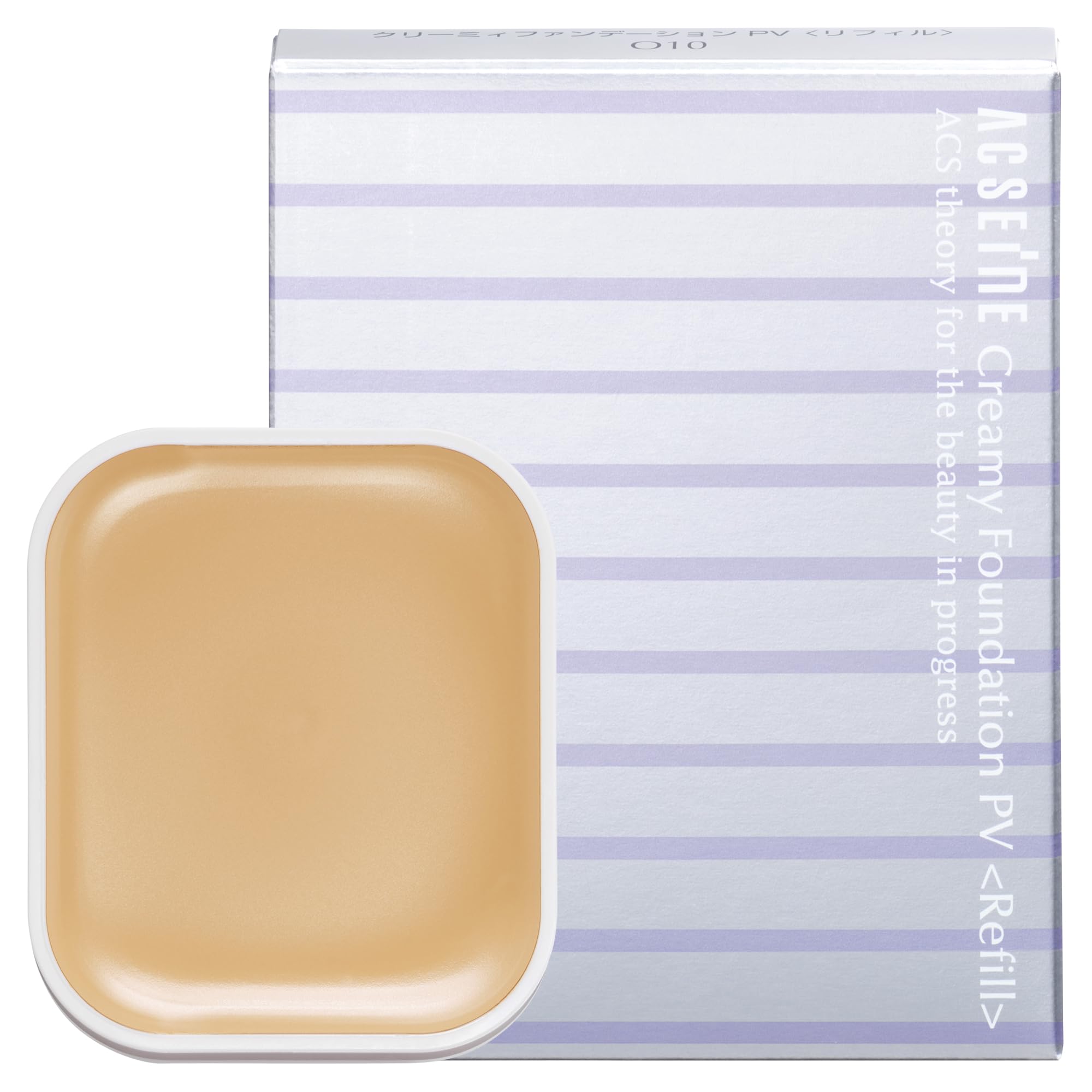 ACSEINE Creamy Foundation PV [Refill] (Cream Foundation) O10 (Bright Ocher)
