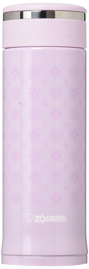 ZOJIRUSHI Stainless Steel Water Bottle Direct Drinking 300ml Pearl Lavender SM-ED30-VP