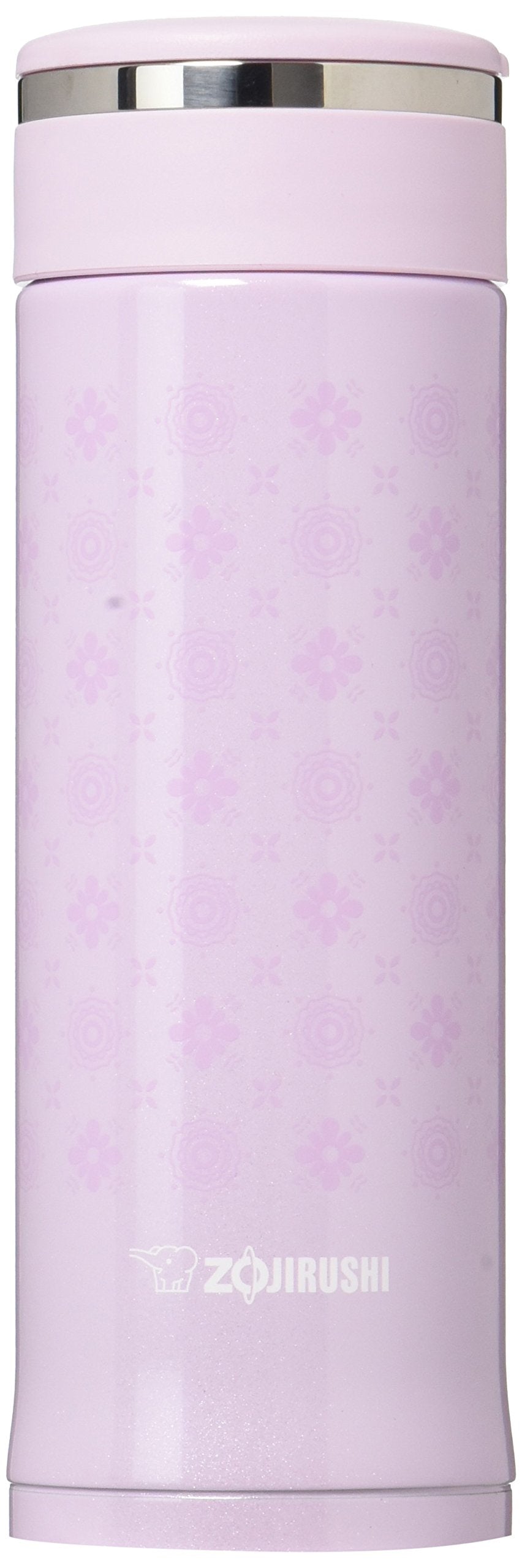 ZOJIRUSHI Stainless Steel Water Bottle Direct Drinking 300ml Pearl Lavender SM-ED30-VP