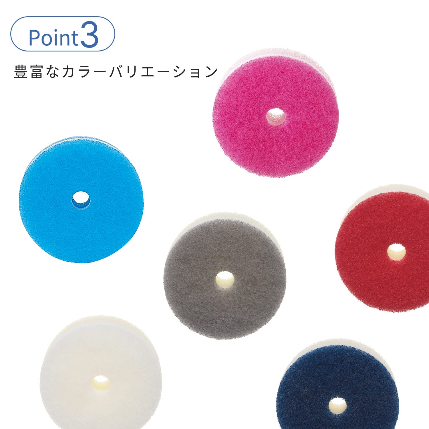 Marna Kitchen Sponge POCO Dish Washing (with Suction Cup/Floating Storage) Kitchen Sponge White K676W