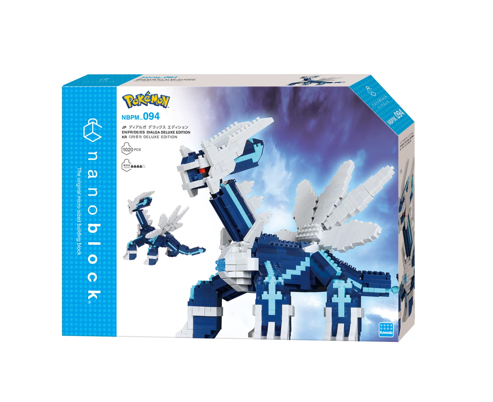 Kawada Nanoblock Pokemon Dialga Phiên bản cao cấp NBPM_094