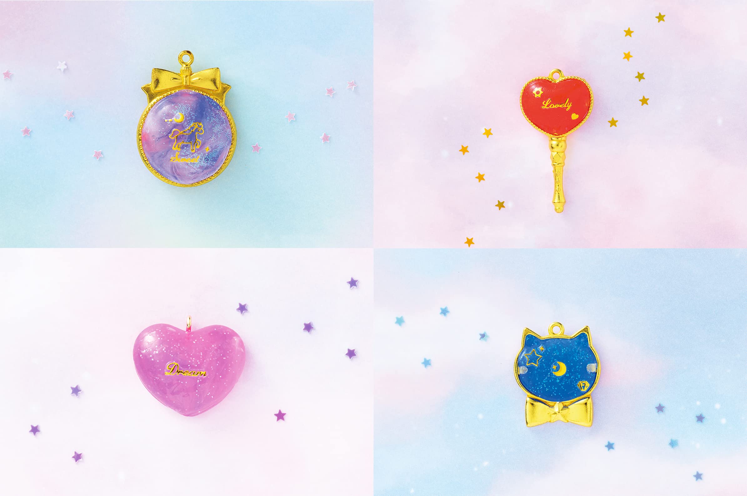 Gakken Girls Craft Shiny Accessories Made with Candy Clay (Ages 6+) Q750832