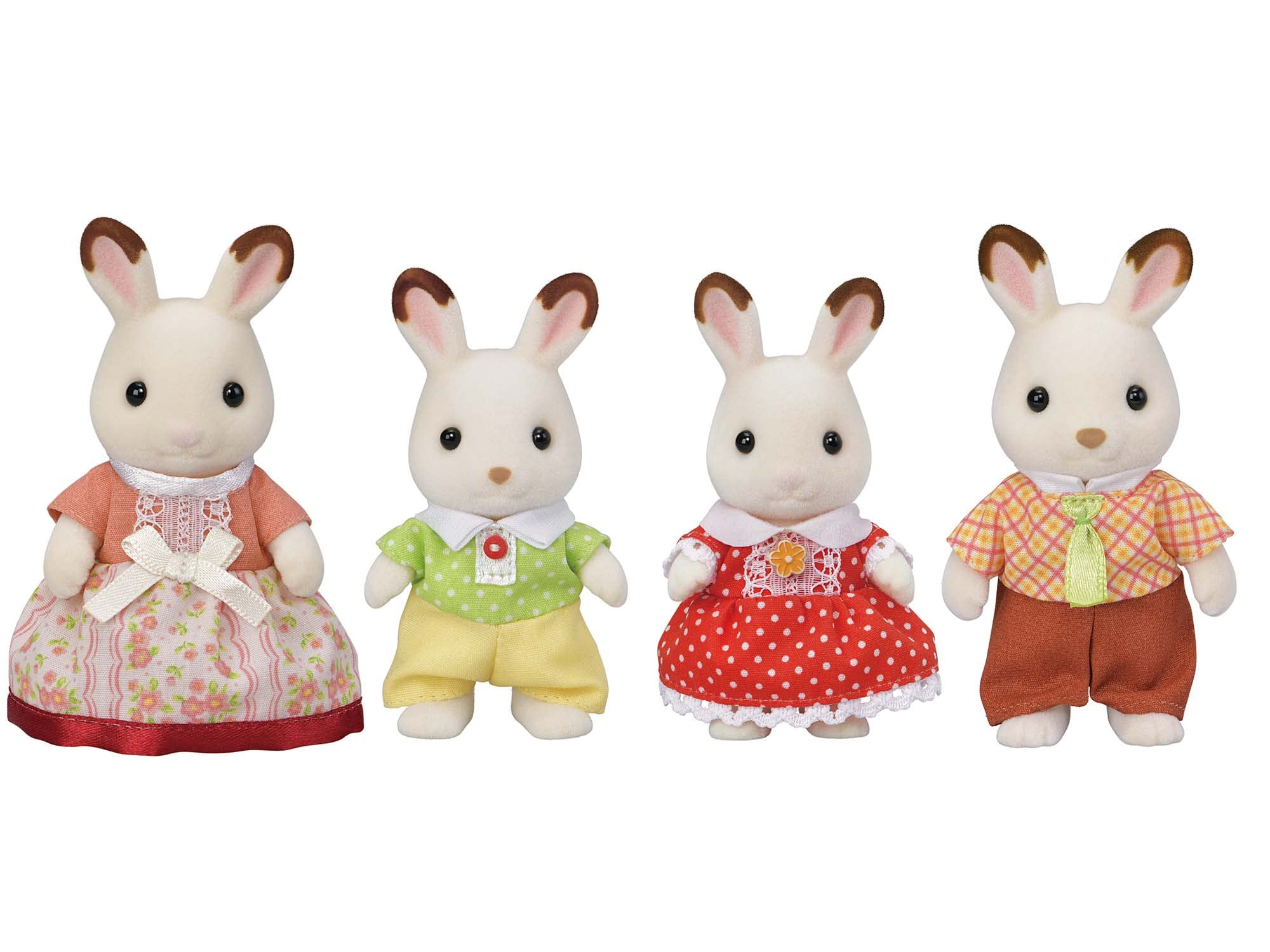 실바니아 패밀리 인형 【쇼콜라 토끼 패밀리】 FS-46 ST 마크 인증 3세 이상 장난감 인형 집 Sylvanian Families 에포크사 EPOCH