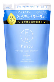hiritu(히리츠) 밸런스 리페어 샴푸 부드러운 리필용 파도 머리도 살짝 살라 미발 단백질 세럼 밸런스 킵 세럼 PPT계 세정 성분 아미노산계 세정 성분 페어&무스크의 향기