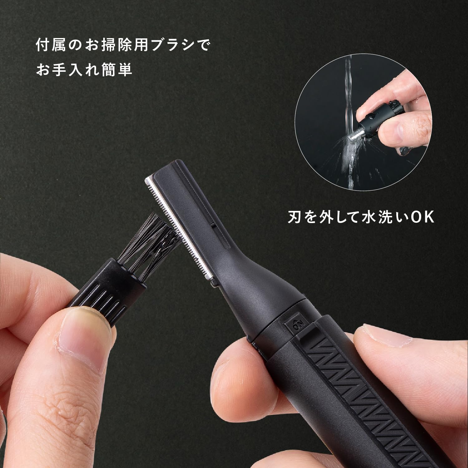 AUGER 전동 페이스 & 노즈 트리머 맨즈 면도기 USB type C 충전식 우부모 눈썹 코모 조개 HC2315