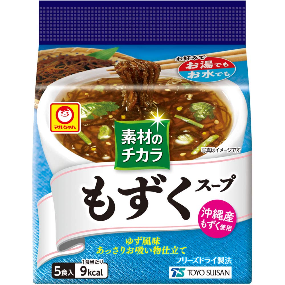 Maruchan Súp Mozuku Okinawa 5P x 6 Túi