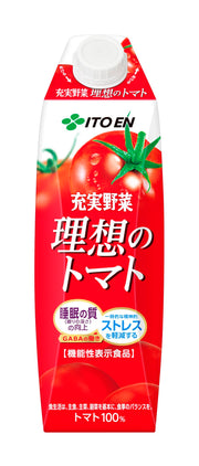 Itoen Enriched Vegetables Ideal Tomato 1L x 6 bottles Paper pack with cap [Functionally labeled food]