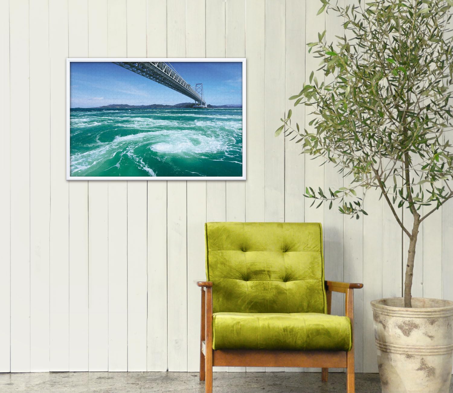 APPLEONE Jigsaw Puzzle 1000-913 Onaruto Bridge and Whirlpool -Tokushima Prefecture- 1000 Pieces 75 x 50cm Made in Japan Japanese Scenery
