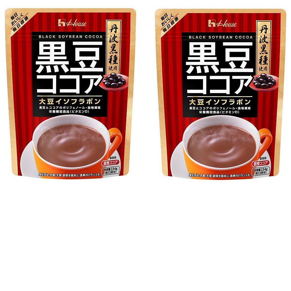 [Bulk purchase] House Wellness Black Bean Cocoa 234g x 2 pieces