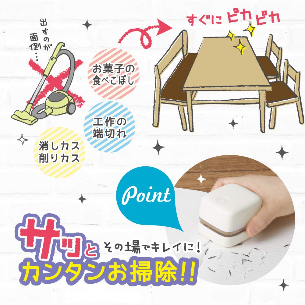 Máy lau bàn Sonic Ribigaku Susie Cologne chạy bằng pin Ngà LV-4641-I