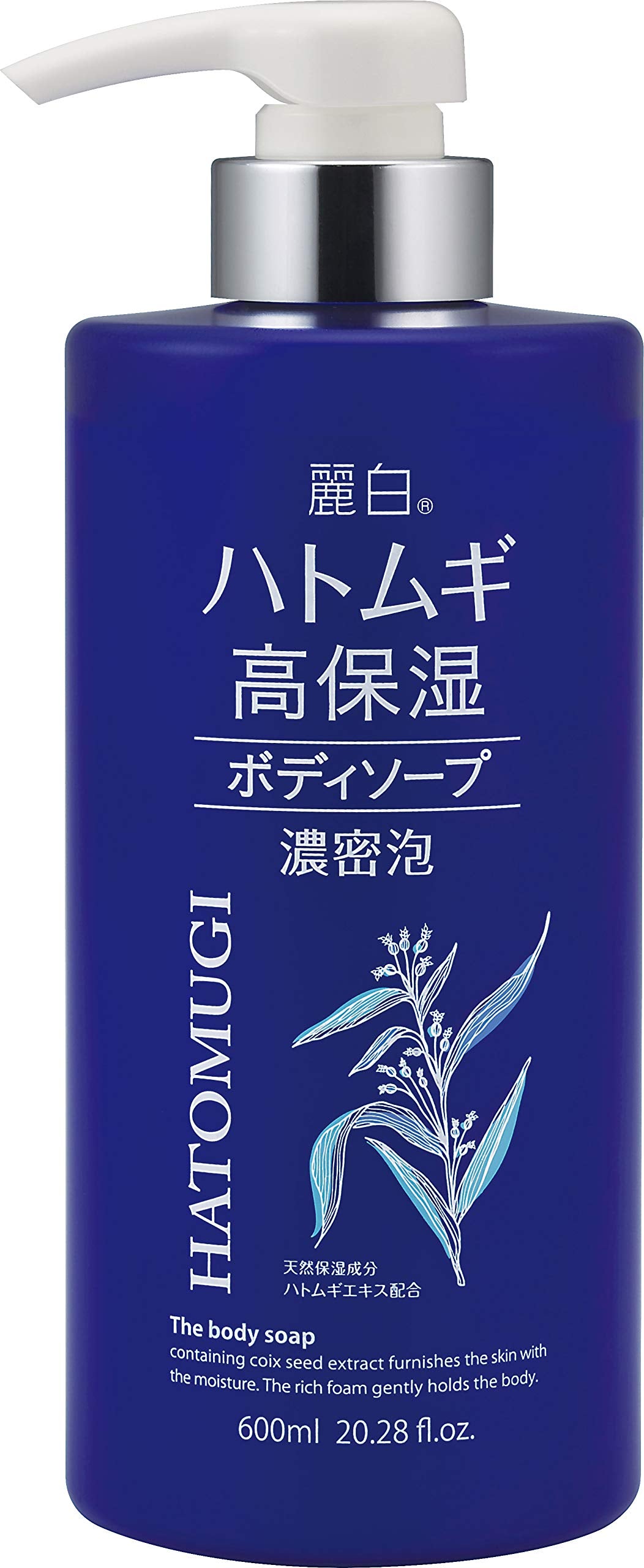 Reihaku Hatomugi Highly Moisturizing Body Soap 600mL