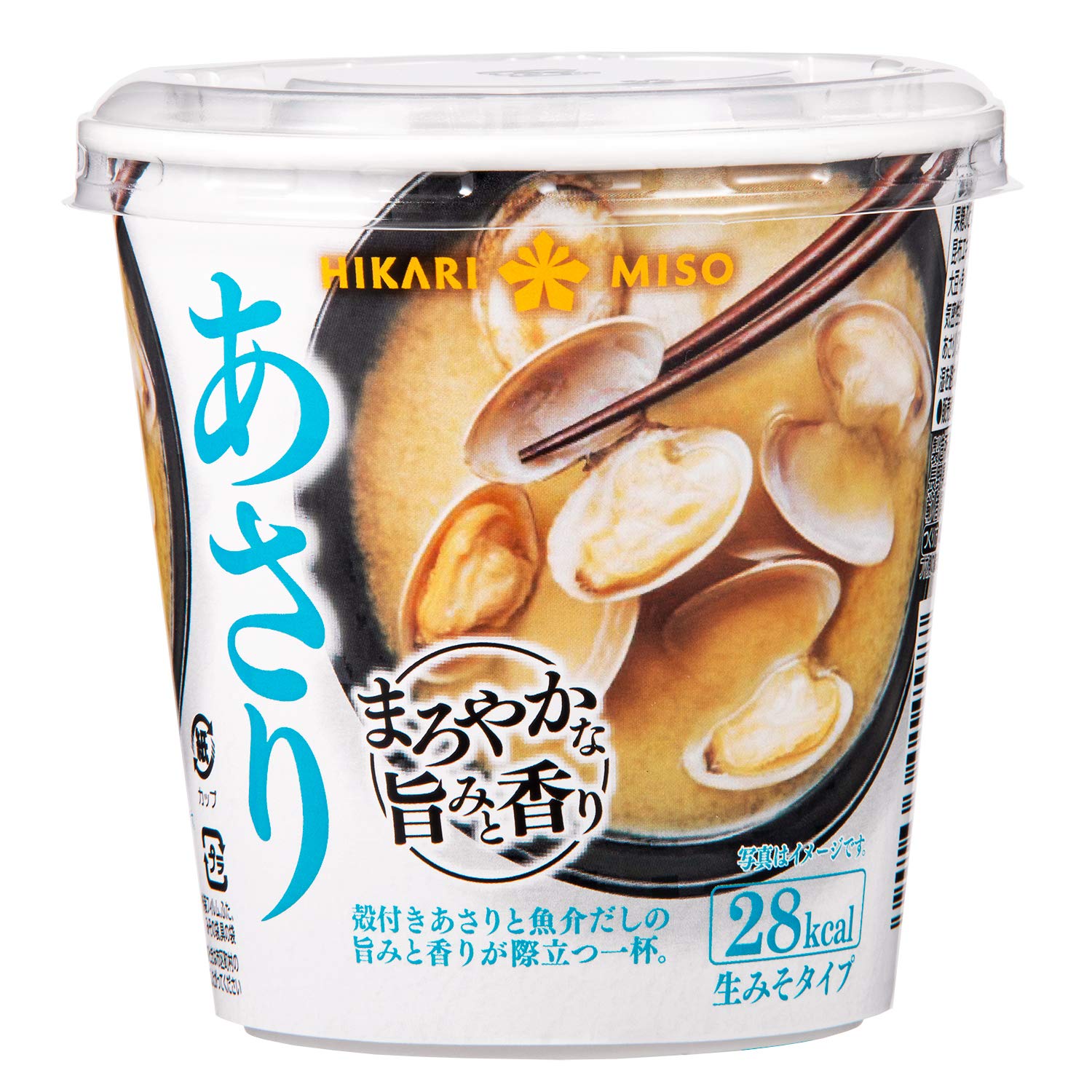 Hikari miso cup miso soup mellow flavor and aroma clams 1 serving x 6 pieces