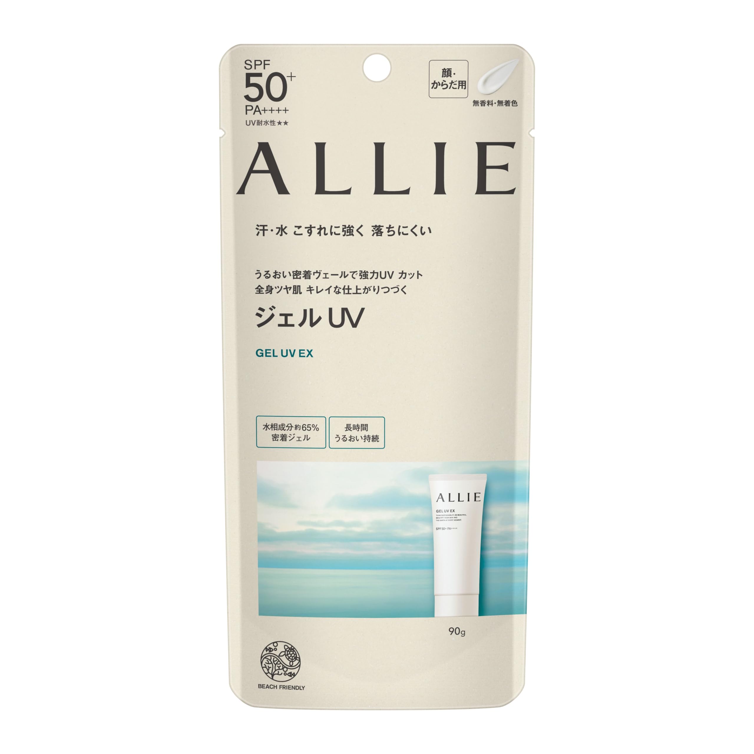 ALLIE Chrono Beauty Gel UV EX SPF50+/PA++++ 90g Unscented