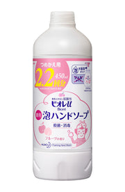 Xà phòng rửa tay Biore U Foam Fruit Refill 450ml