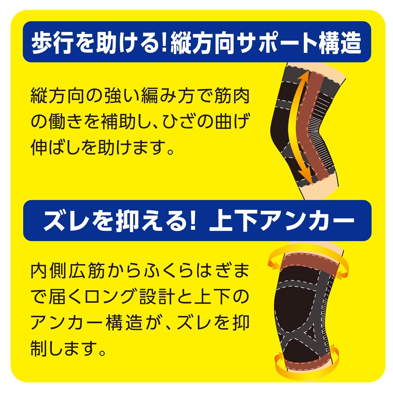 FC joint stabilization knee guard supporter for left and right use, 1 piece, LL size