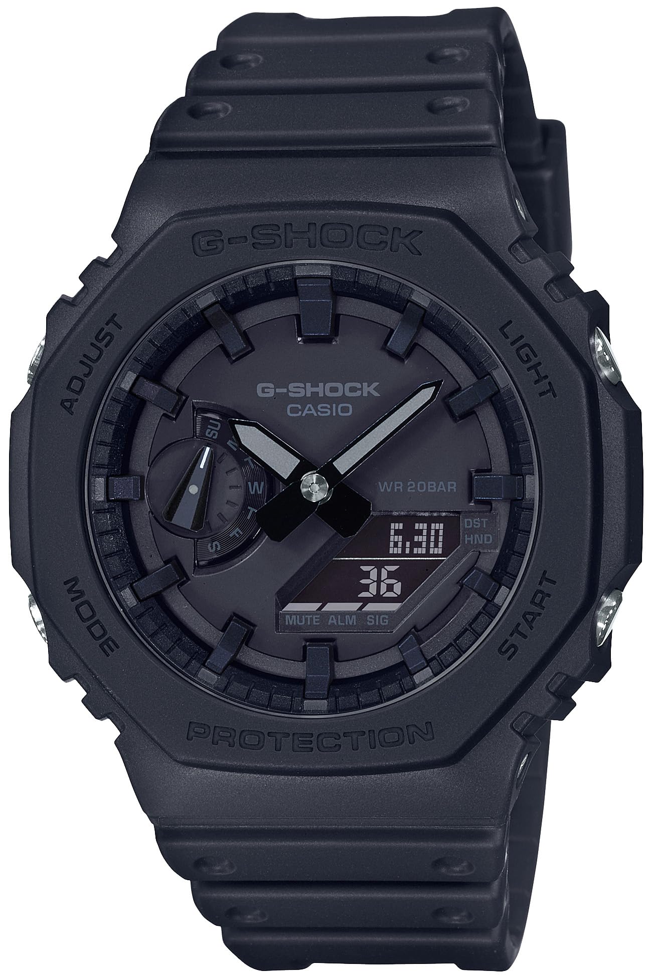 [Casio] G-Shock Watch [Domestic Genuine Product] Carbon Core Guard GA-2100-1A1JF Men's Black