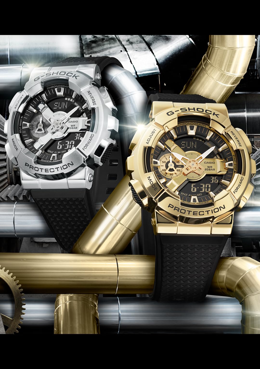 [Casio] G-Shock Watch [Domestic Genuine Product] Metal Covered GM-110-1AJF Men's