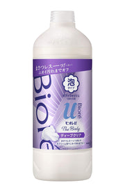 비올레 u자 바디 〔The Body〕 거품 타입 딥 클리어 하발 프레쉬의 향기 리필용 450ml 「고윤활 처방의 생 크림 거품」보디 비누 상쾌한 하발 프레쉬의 향기 리필용