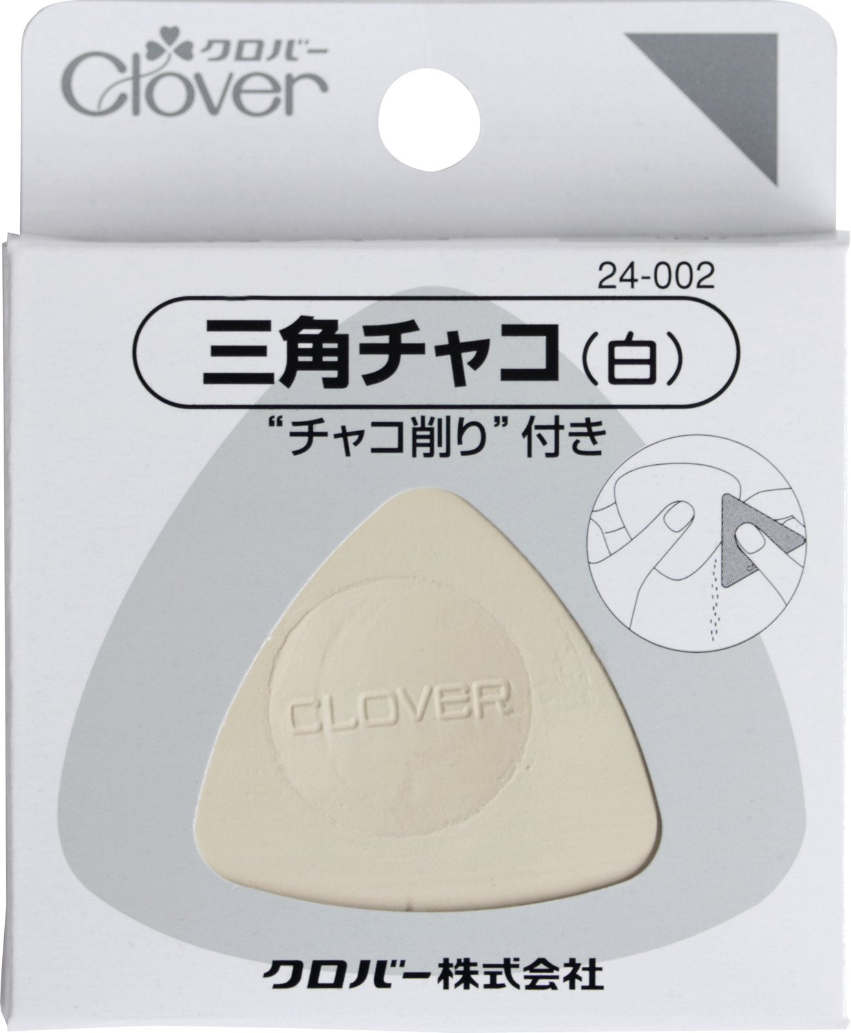 Clover Triangular Chaco White 24-002