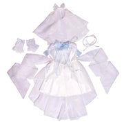 [Clear Stone] Cosplay Halloween Bride Women's (Long Tail Bride)
