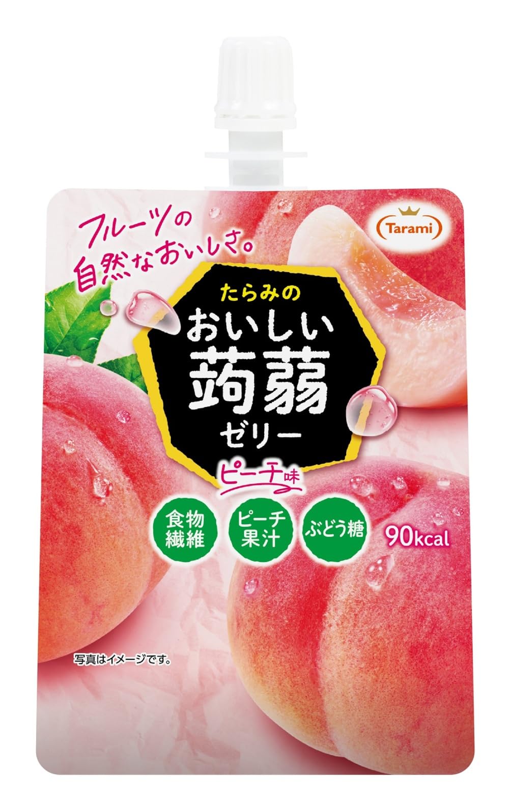 Tarami Delicious Konnyaku Jelly Peach Flavor 150g (1 box 6 pieces)