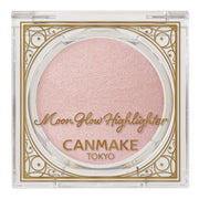 Canmake Moonglow Highlighter 02 Moonglow Pink 3.7g Highlighter Baked Formula Elegant Gloss Light Pink