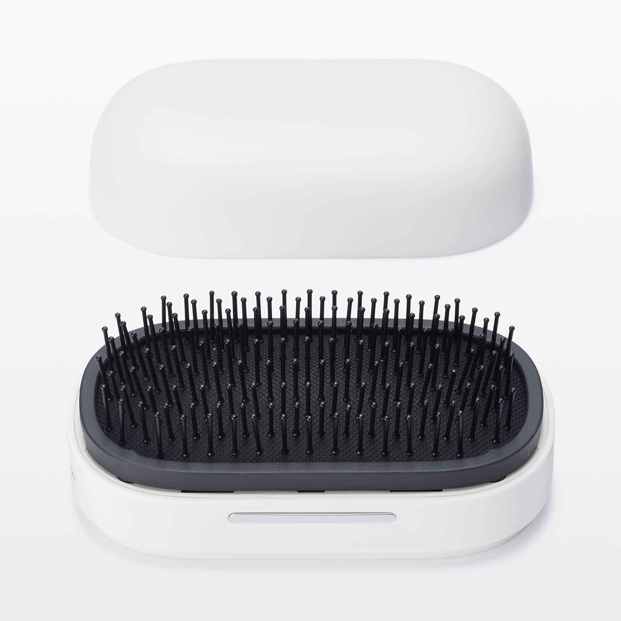 MUJI Vibrating Hair Brush White Width 10.6 x Depth 5.6 x Height 4.5cm MJ-VHB1/44821862