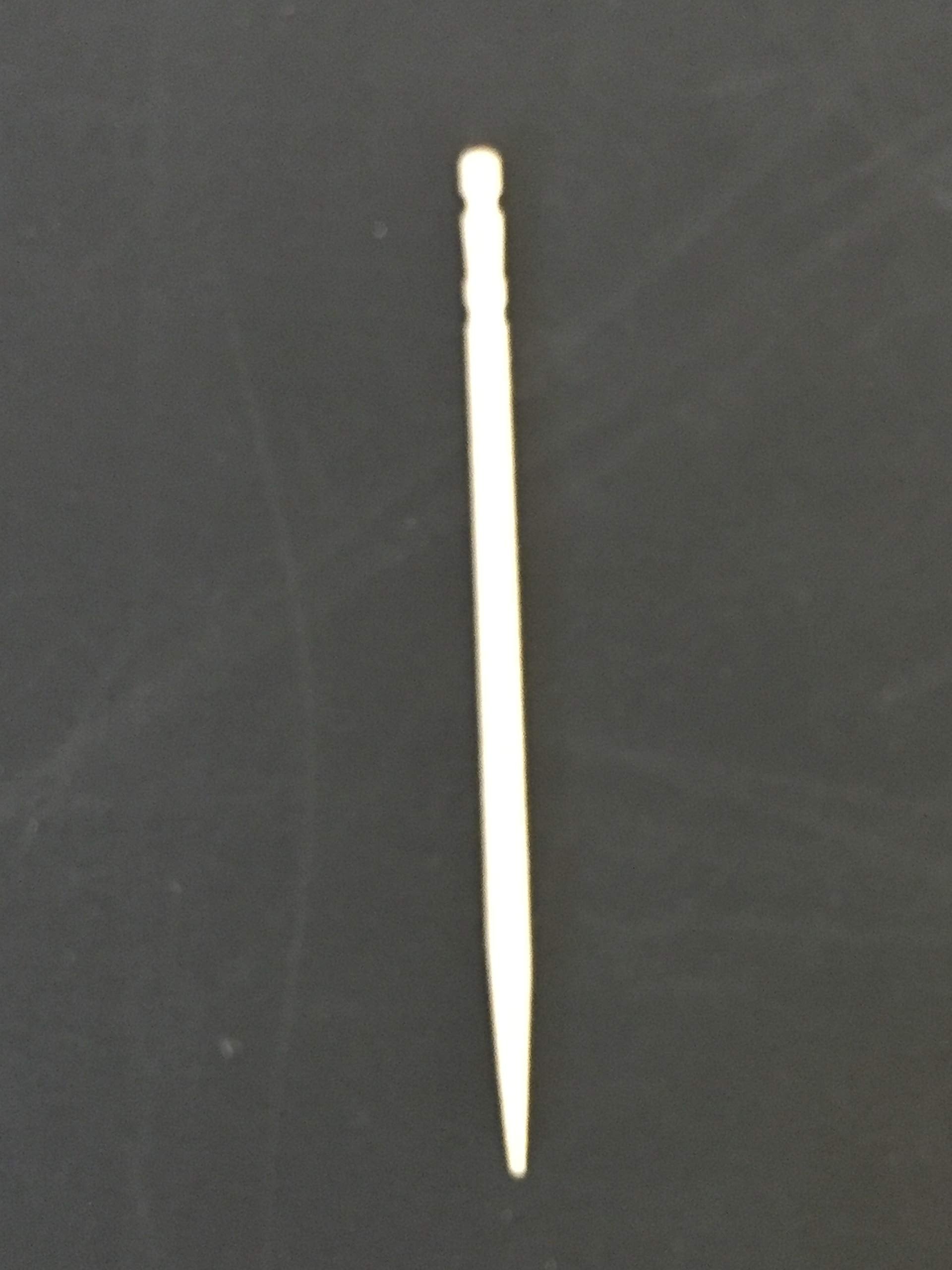 割箸 丸い竹のポリ完封箸　楊枝付き 20cm 20膳