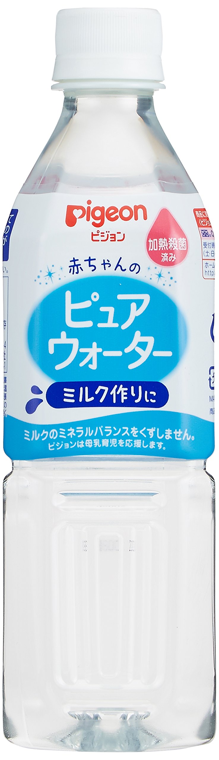비둘기 아기의 순수한 물 500ml × 24 책