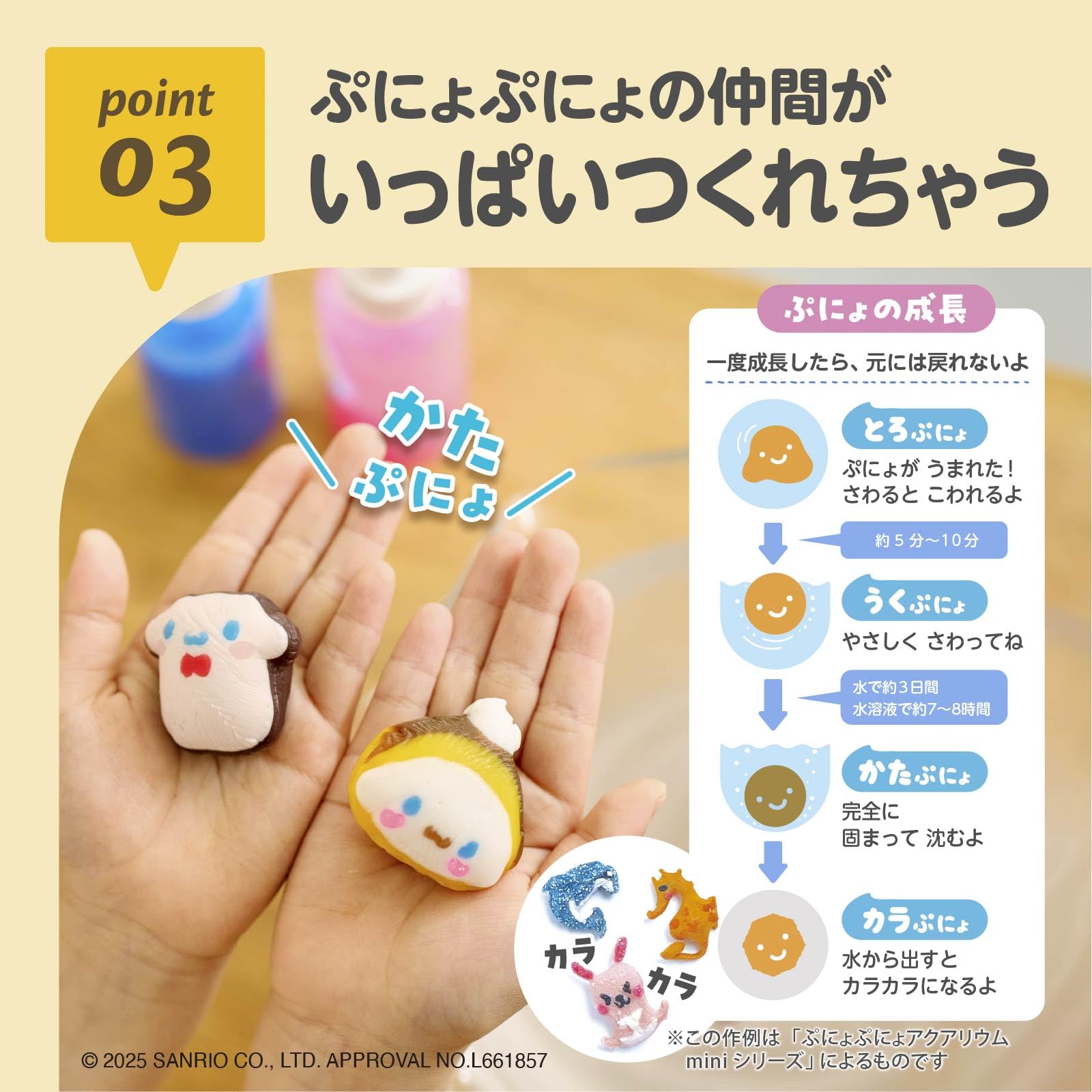 EDISON TOY Punyopunyo Aquarium mini series Cinnamoroll KJT120566 Toy for ages 6 and up