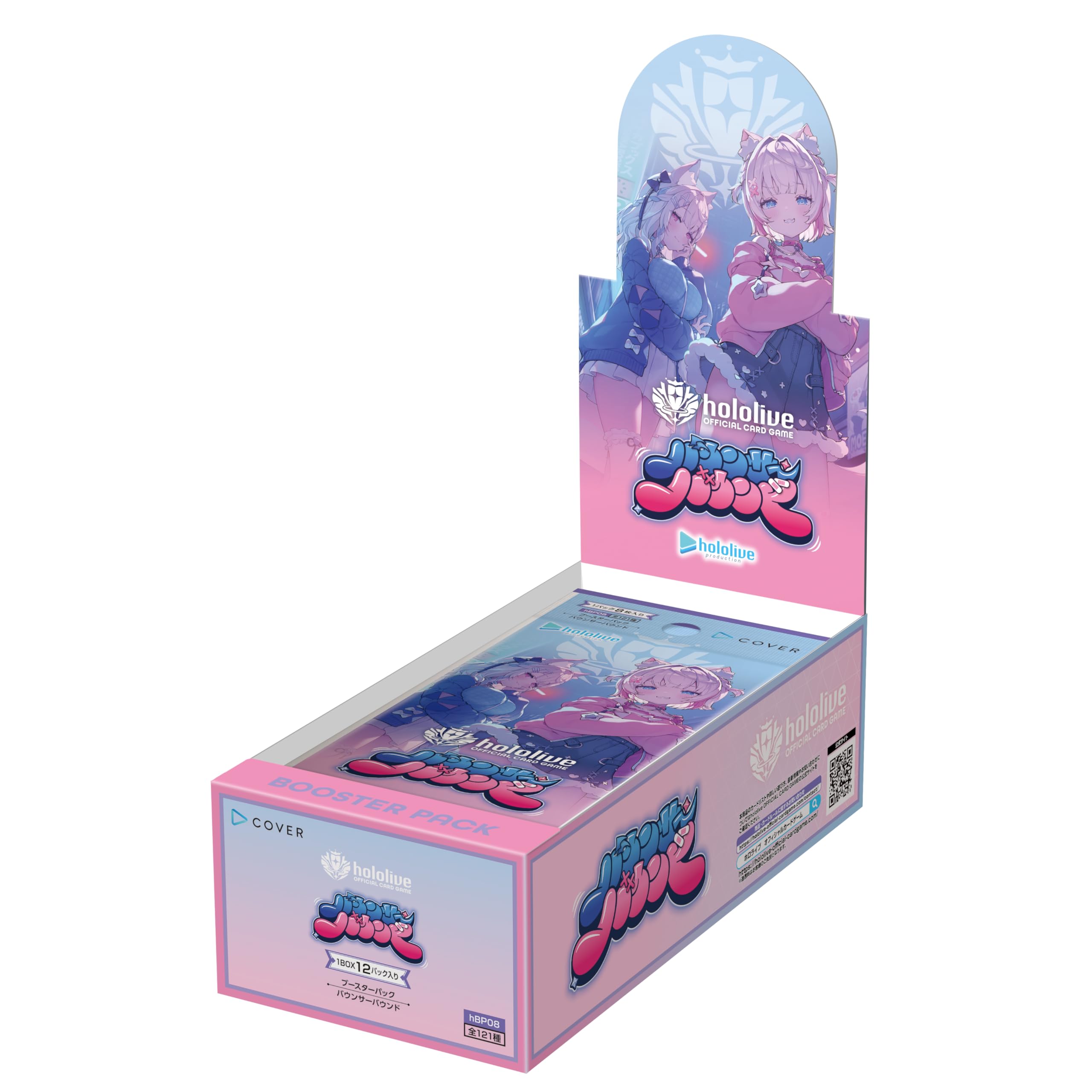 hololive OFFICIAL CARD GAME 부스터 팩 “바운 서버 운드”(BOX:12 팩들이)