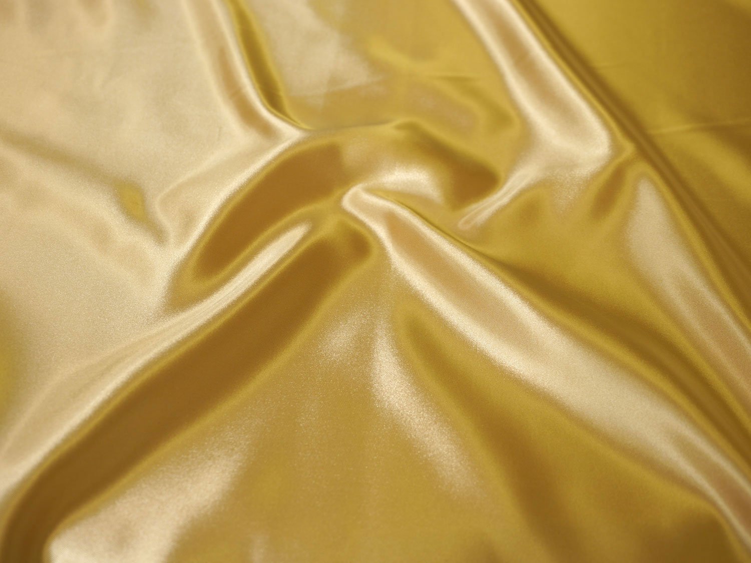 Marushin Shoji Fabric Satin Plain 100% Polyester Approximately 116cm wide x 3m cut col.30 Gold 1000 Crafts/handmade supplies