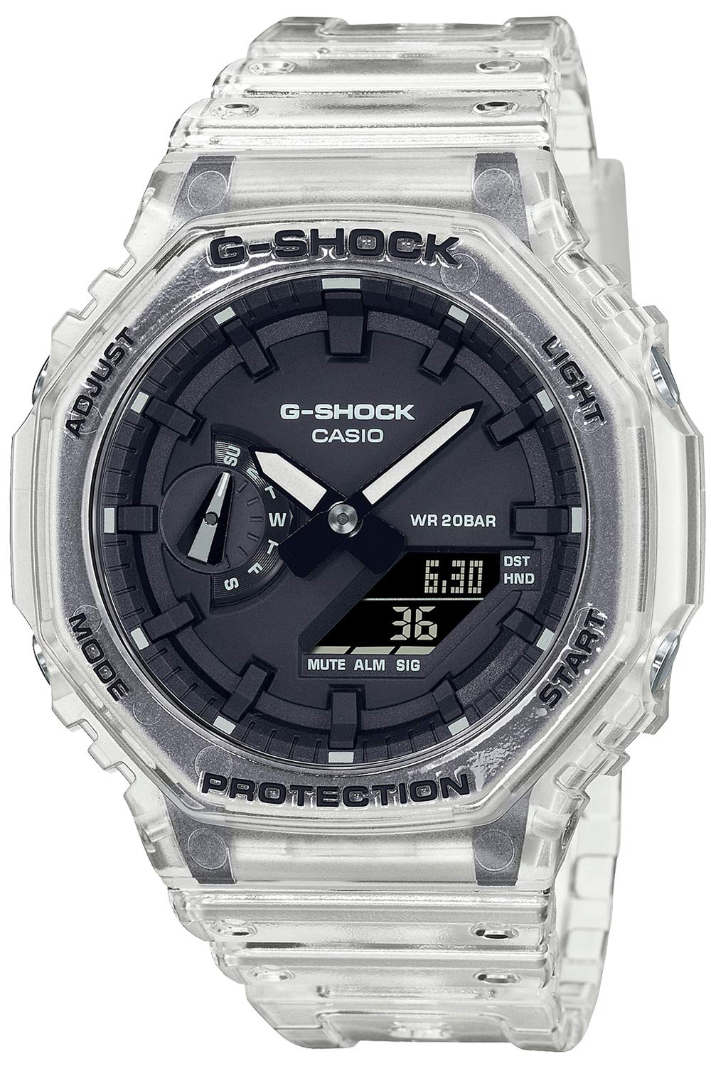 [Casio] G-Shock Watch [Domestic Genuine Product] Skeleton Series GA-2100SKE-7AJF Men's Clear