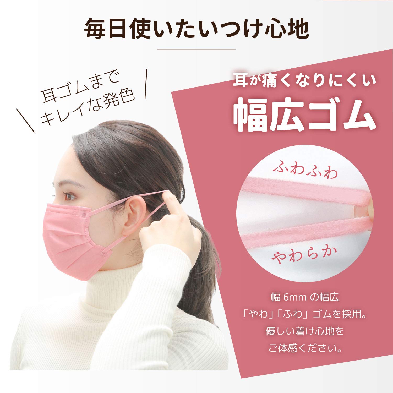 ISDG Ishokudogen.com Spunlace Nonwoven Color Mask SPUN MASK (Span Mask) Individually Wrapped 7 Pieces Gray