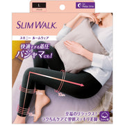 Slim Walk Compression Leggings Skinny Room Wear Black L AskDoctors Pajamas Telework