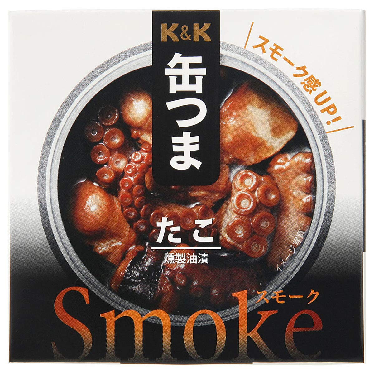 K&K 缶つまスモーク たこ 50g