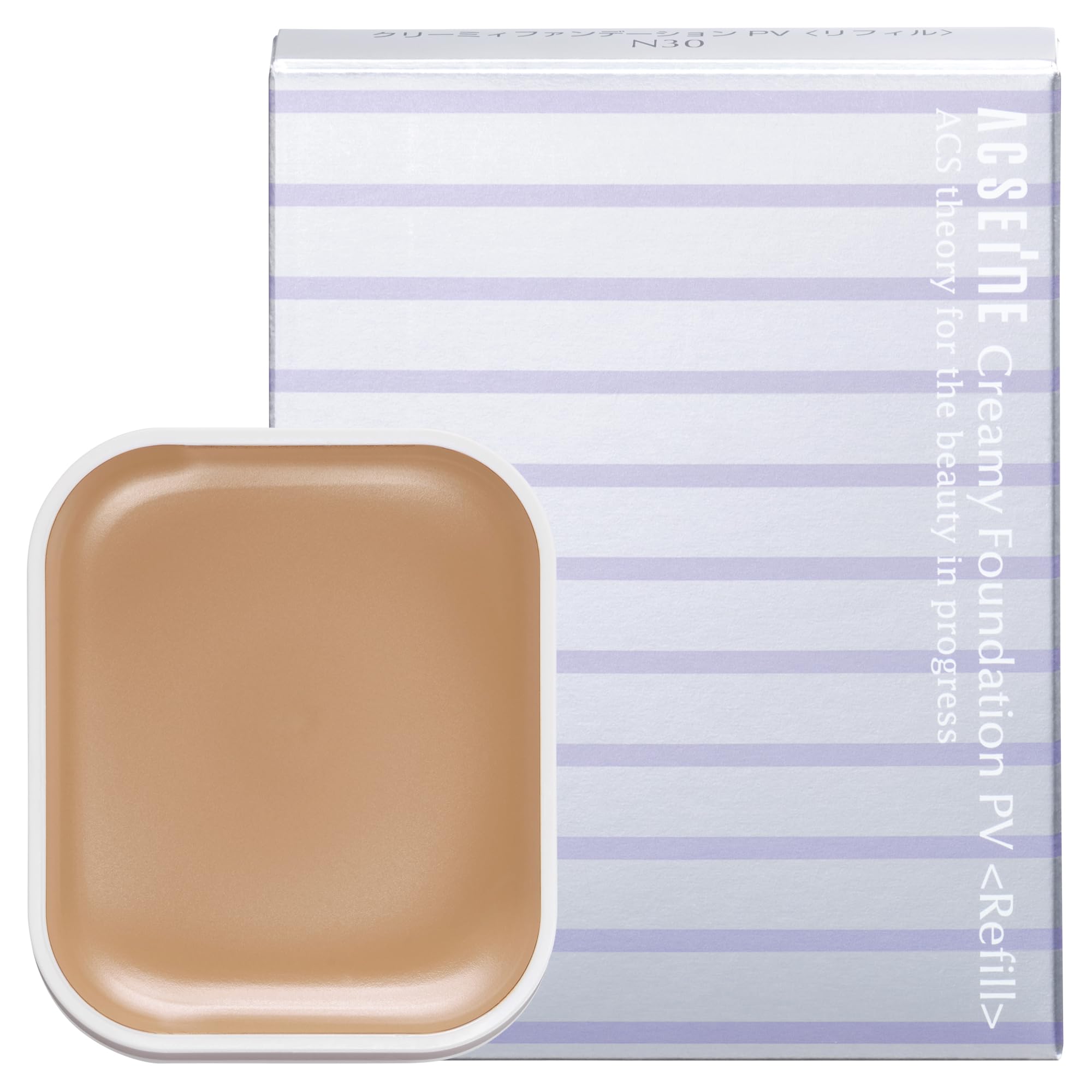 ACSEINE Creamy Foundation PV [Refill] (Cream Foundation) N30 (Healthy Natural Type)
