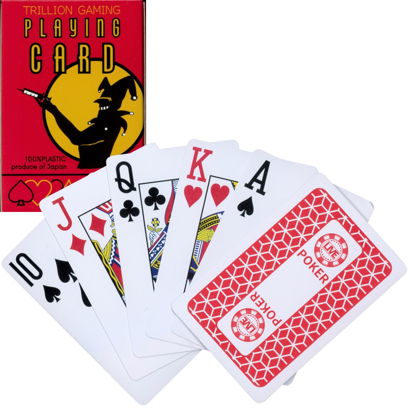 「카지노 도입수 전국 NO.1」TRILLION GAMING Playing Card 트럼프 포커의 핸드수 업 특수 효과 다수 탑재 점보 인덱스 브릿지 사이즈(선셋)