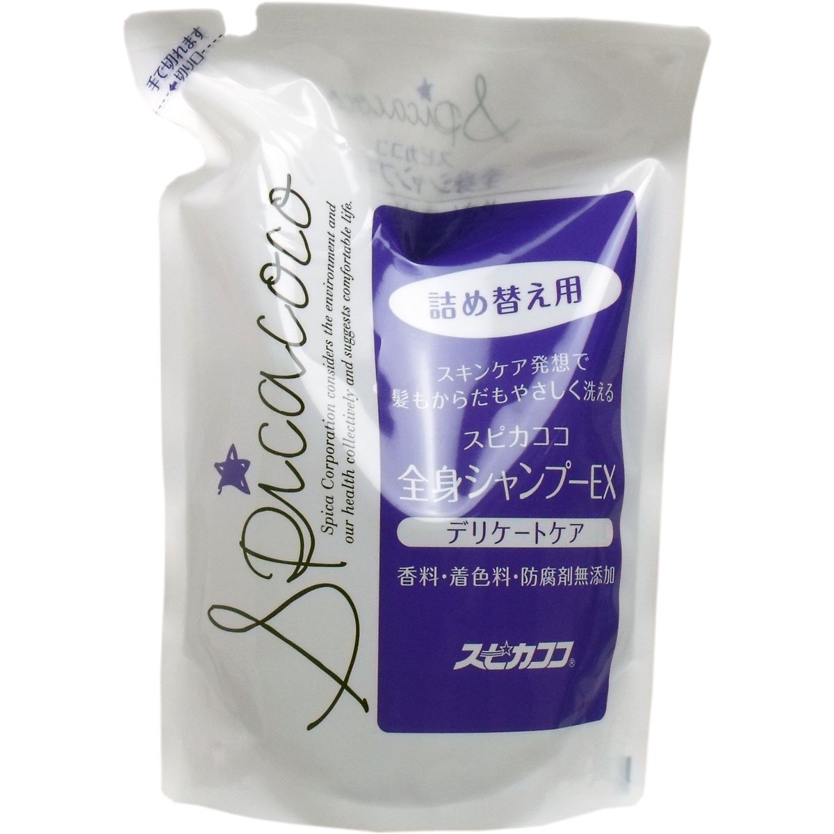 Spica Coco Whole Body Shampoo EX Refill 500ml