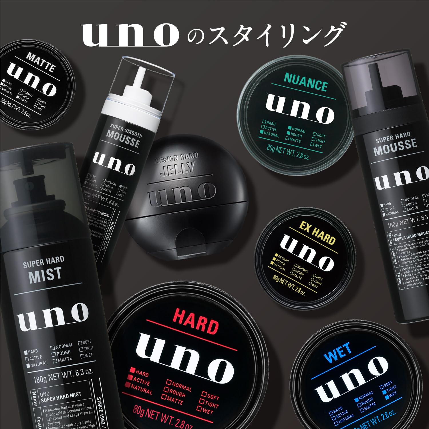 Uno Uno Skin Moisture 3D Mask for Men, 3 Pieces (Individually Wrapped Type), Face Care Sheet Mask, Men's Esthetics, Moisture, Moisture, Shiny, Dryness, Stiffness