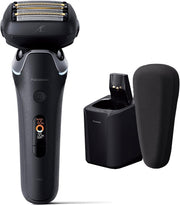 Panasonic Shaver Ramdash PRO 6-Blade Men's Electric Razor Ramdash AI⁺ Fully Automatic Cleaning Charger ES-L690U-K Craft Black
