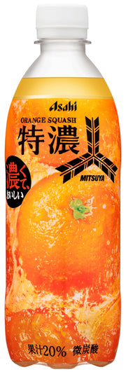 Nước giải khát Mitsuya Cider Asahi Mitsuya Tokuno Orange Squash 500ml x 24 chai [Cider]