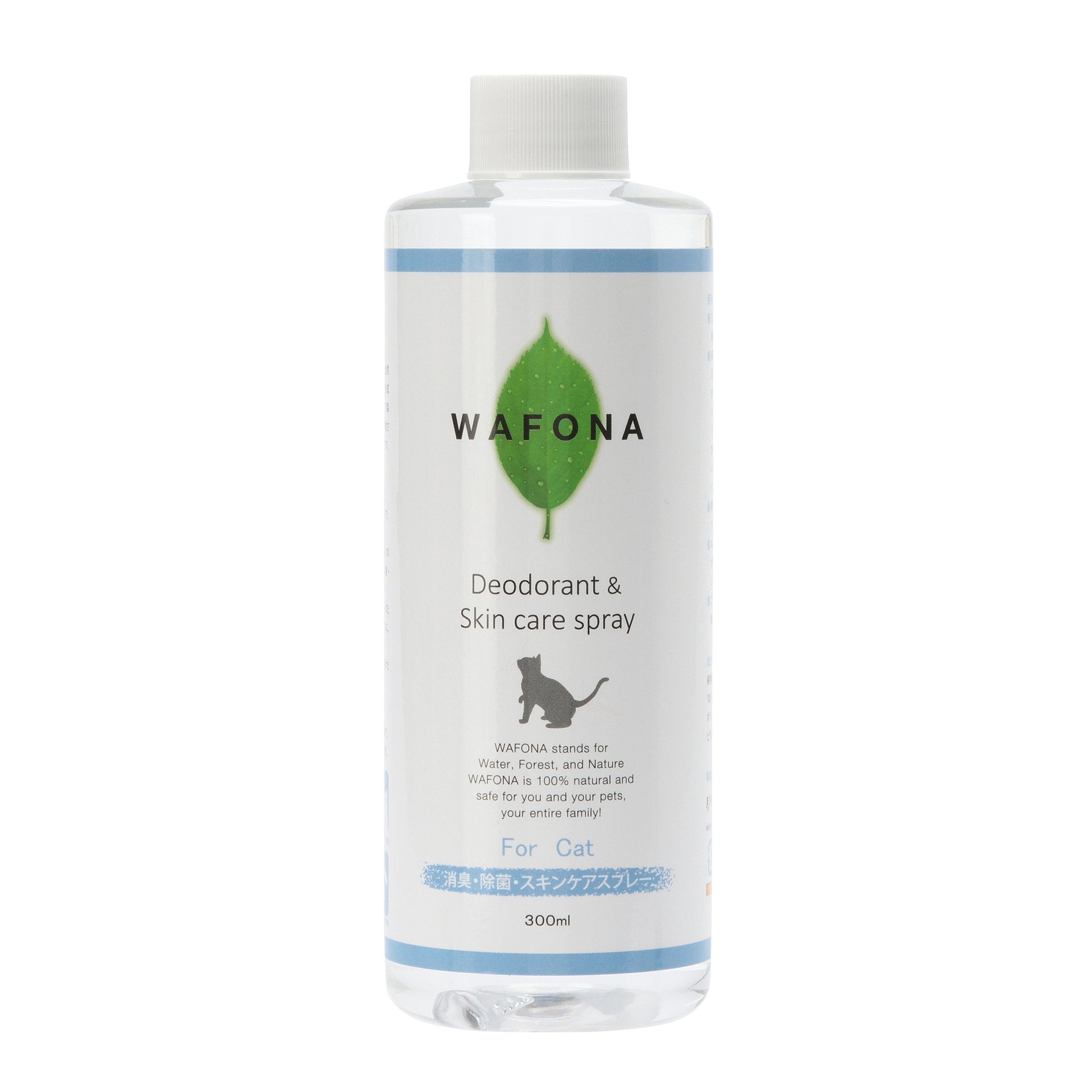 WAFONA Deodorizing and Disinfecting Skin Care Spray for Cats/Replacement Bottle 300ml