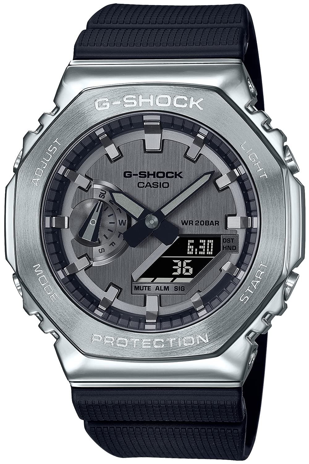 [Casio] G-Shock Watch [Domestic Genuine Product] Metal Covered GM-2100-1AJF Men's Black
