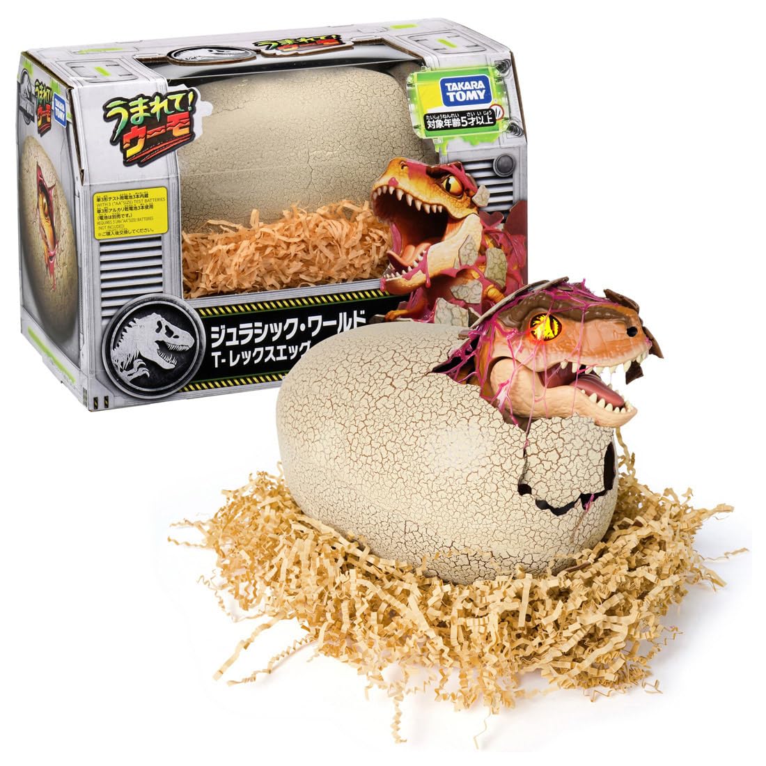 TAKARA TOMY Born! Woomo Jurassic World T-Rex Egg