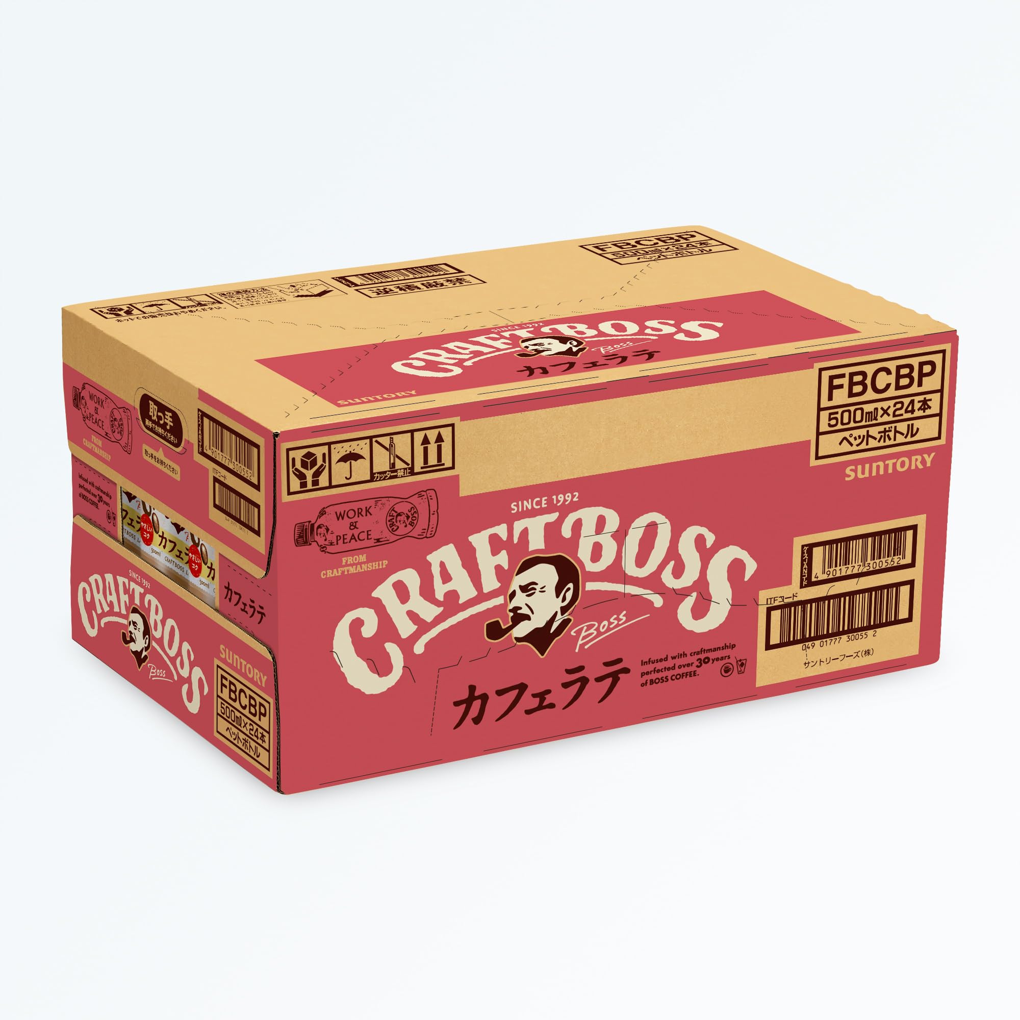 Suntory Coffee Craft Boss Latte 500ml x 24 chai