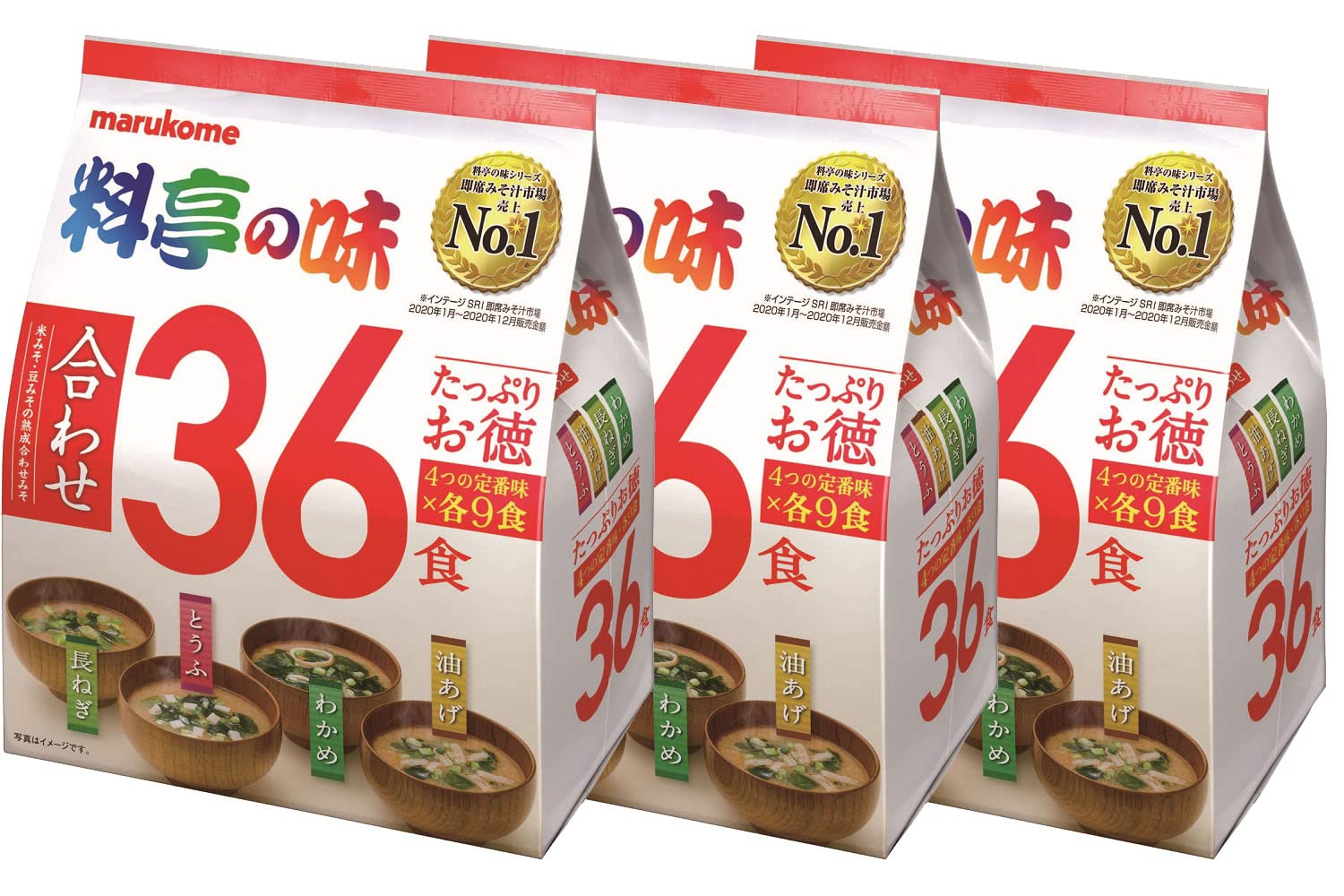 말코메 된장 듬뿍 덕료정의 맛 36식×3개